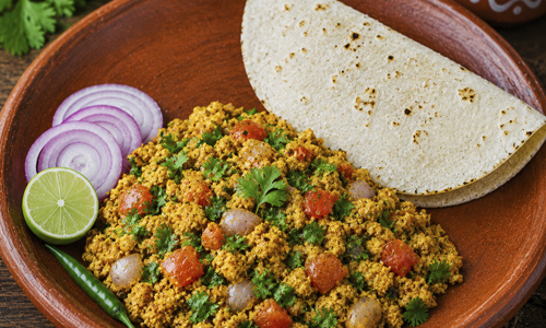 2 Bhakri + Egg Bhurji