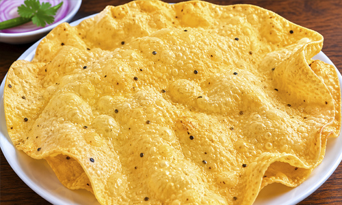 Crunchy Fried Papad